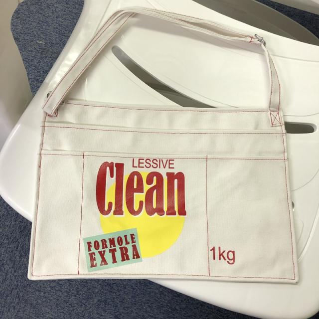 帆布 フラット トート バッグ