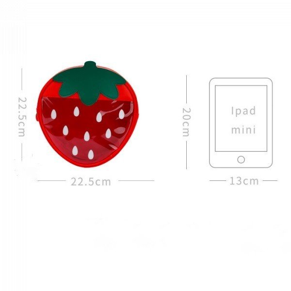 いちご型 透明 バッグ