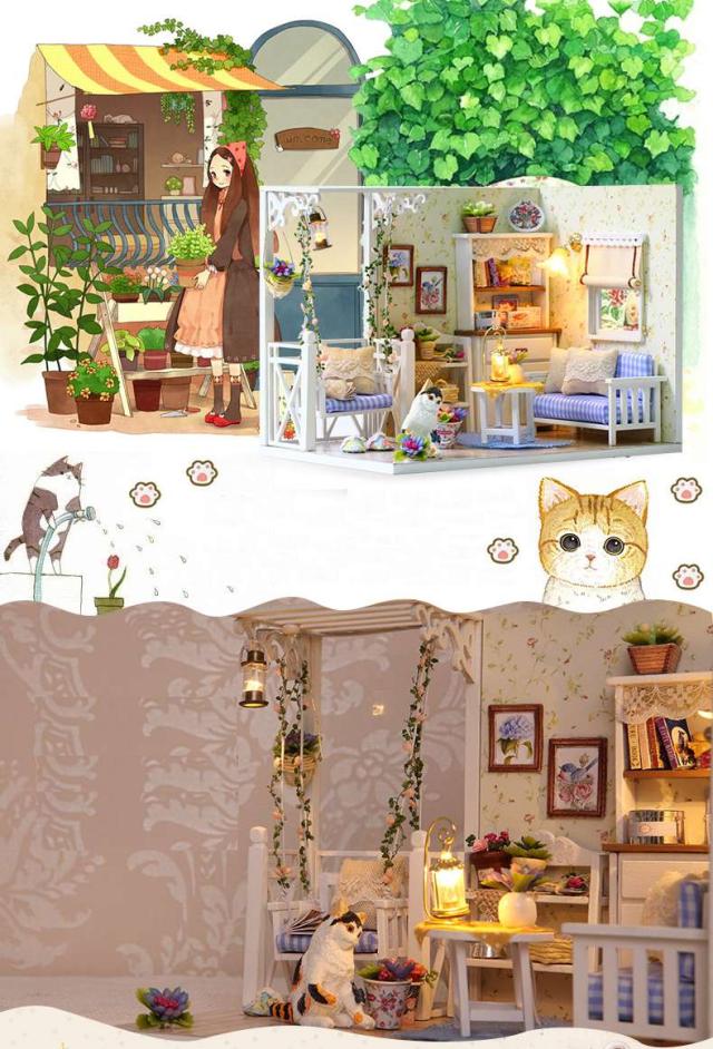 ドールハウスキット Kittin Diary