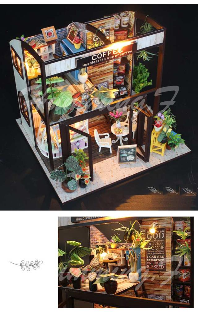 ドールハウスキット コーヒーショップ