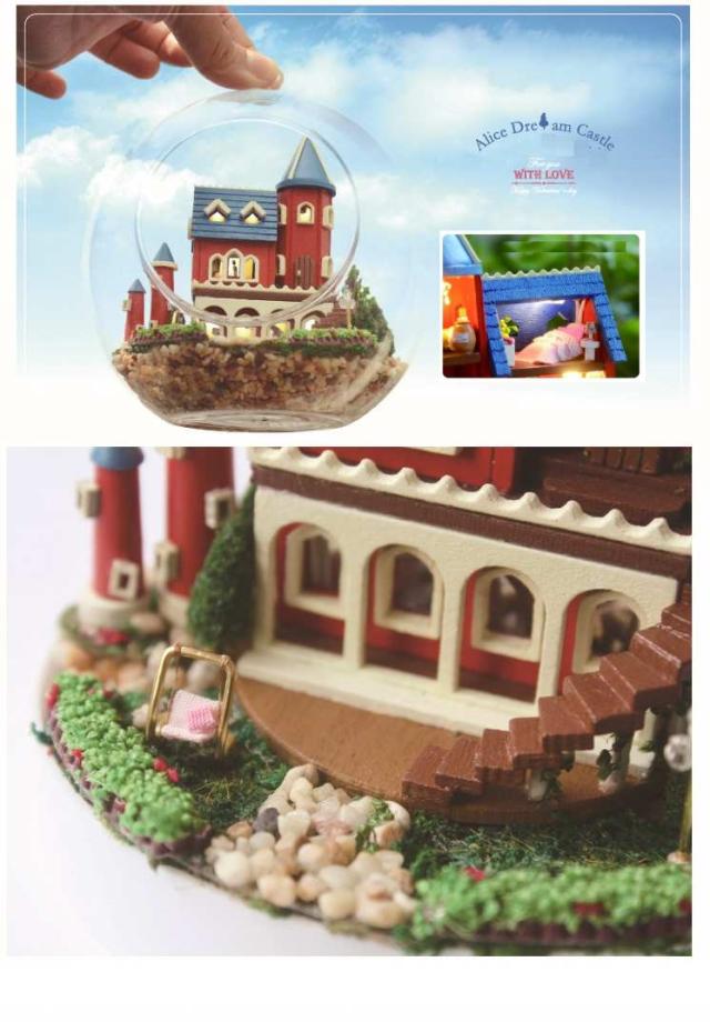ドールハウスキット アリスのドリームキャッスル