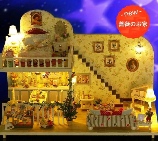 ドールハウスキット 薔薇 お部屋