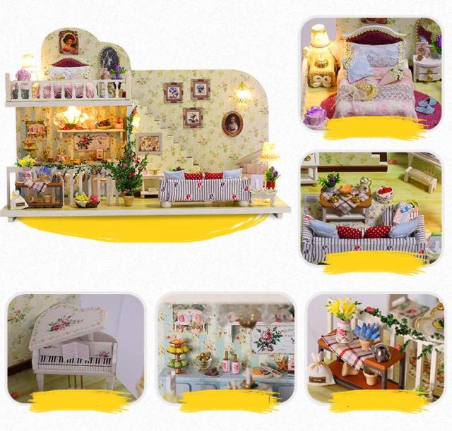 ドールハウスキット 薔薇 お部屋