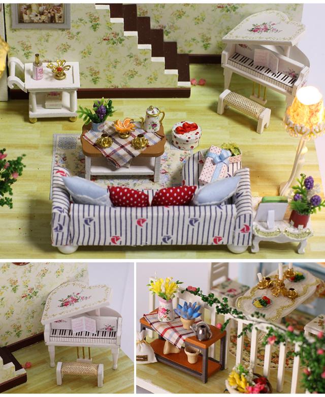 ドールハウスキット 薔薇 お部屋