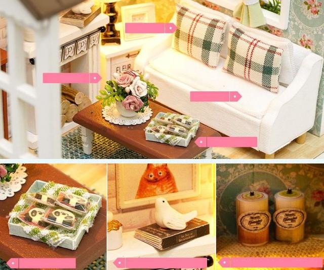 ミニチュア ドールハウスキット ジオラマキット