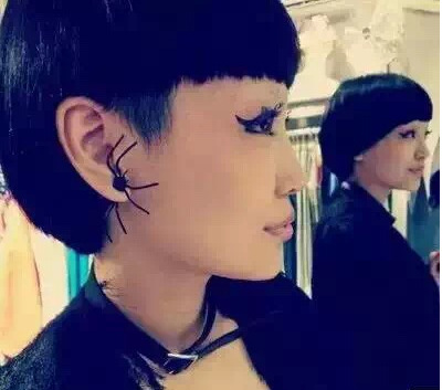 スパーダーモチーフ ピアス