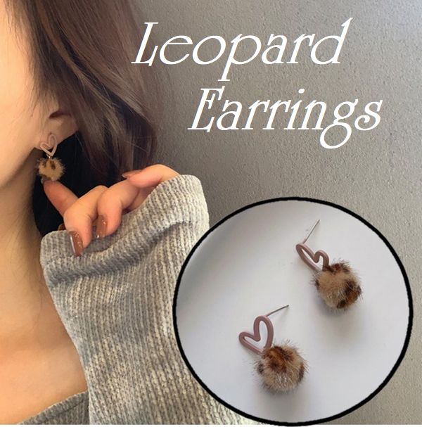 ハート ぼんぼん ピアス