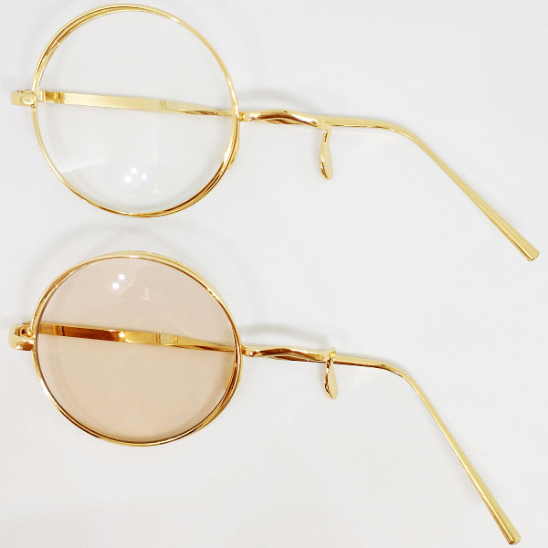 ブリッジ テンプル付き モノクル 伊達メガネ