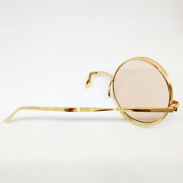 ブリッジ テンプル付き モノクル 伊達メガネ