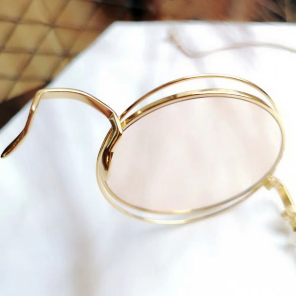 ブリッジ テンプル付き モノクル 伊達メガネ