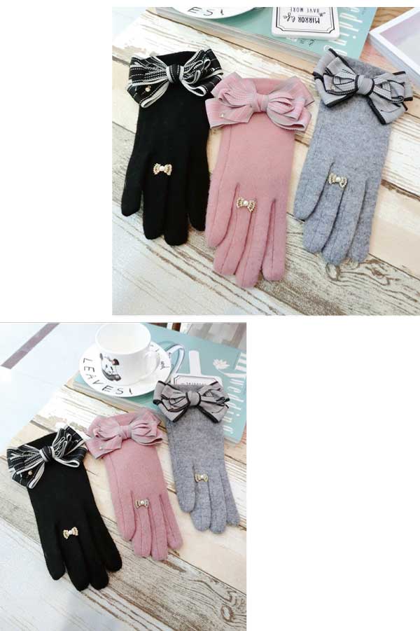 グログランリボン 手袋