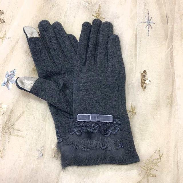 牛皮デザイン　手袋