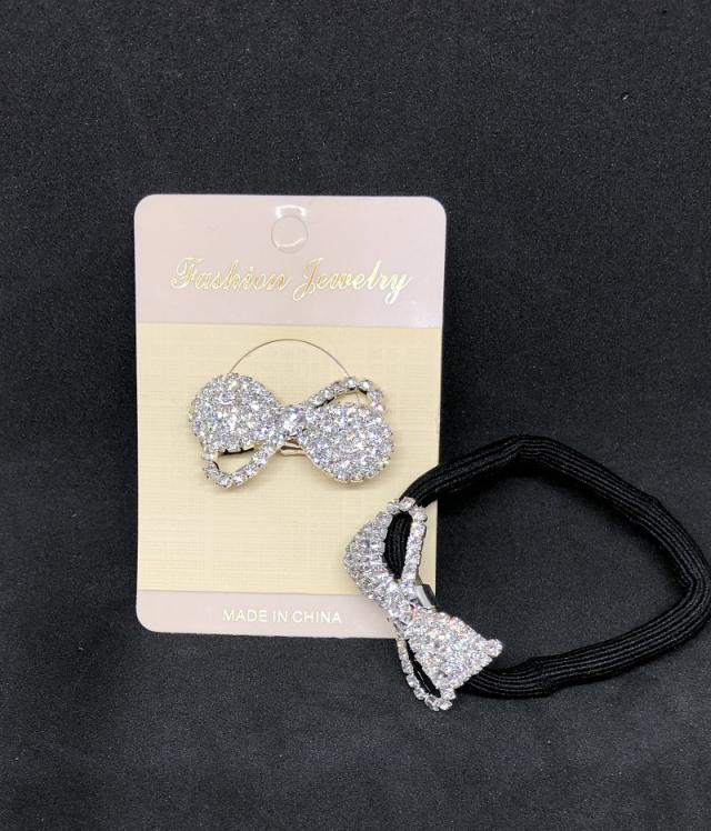 ヘアゴム キラキラリボン