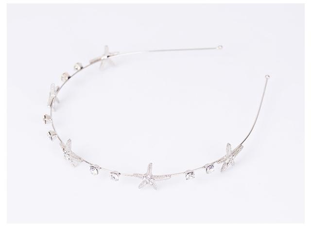 ビジュー メタル カチューシャ 