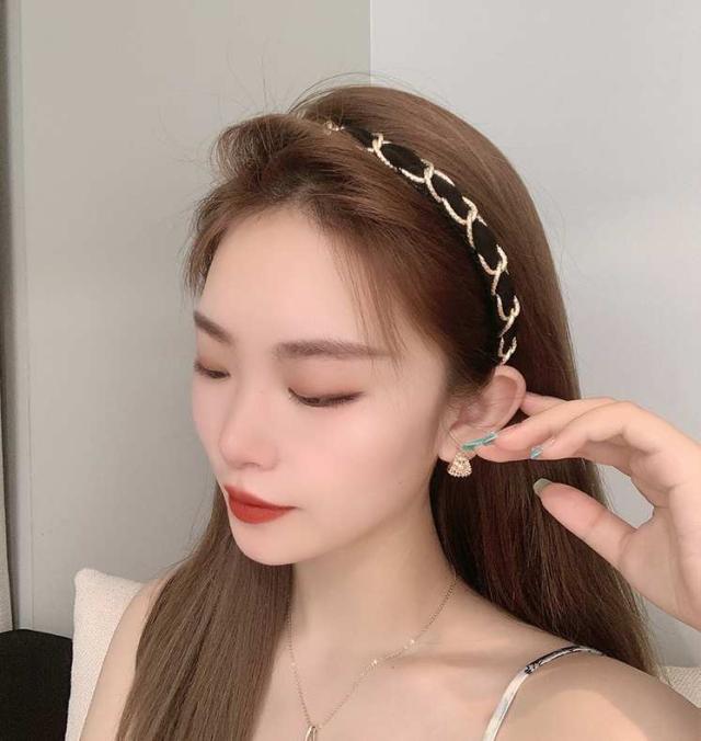  ゴールドチェーン カチューシャ