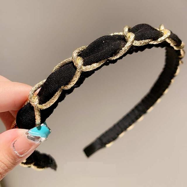  ゴールドチェーン カチューシャ