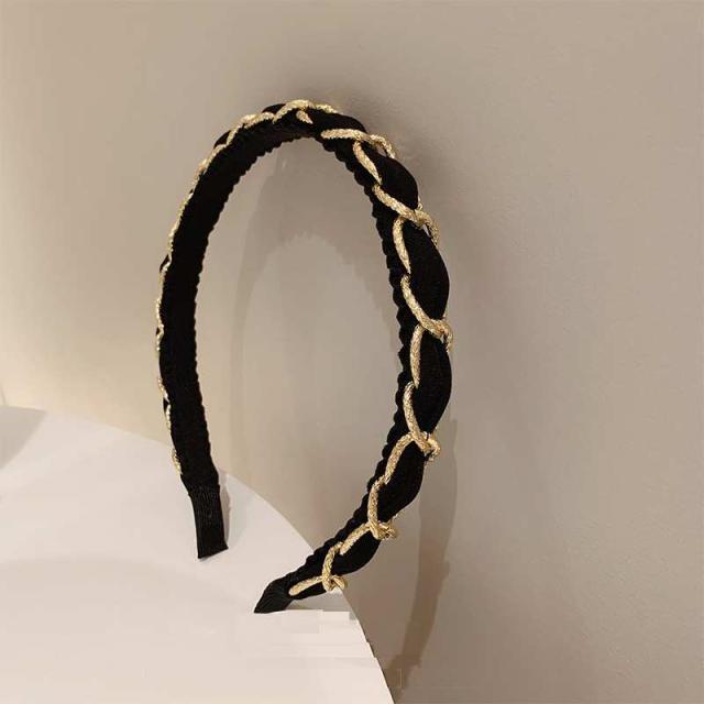  ゴールドチェーン カチューシャ