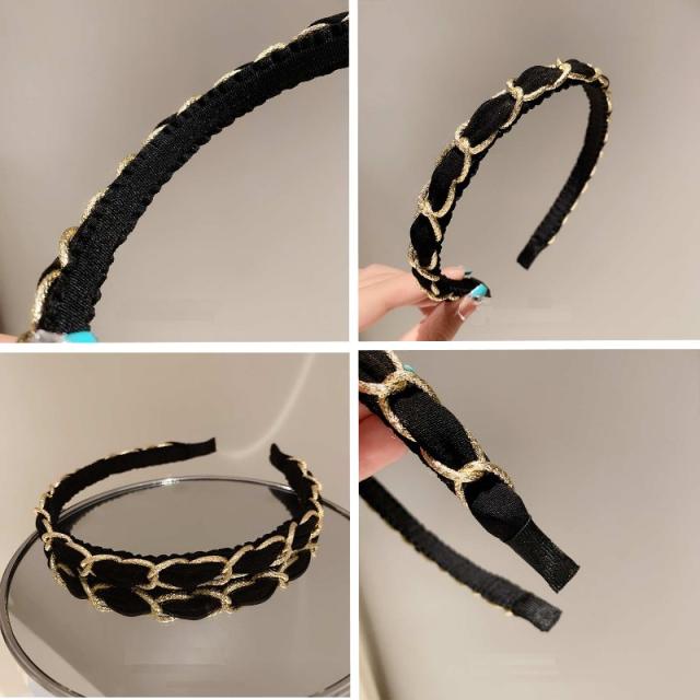  ゴールドチェーン カチューシャ