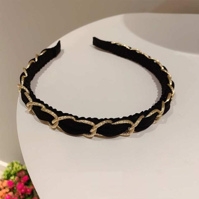  ゴールドチェーン カチューシャ