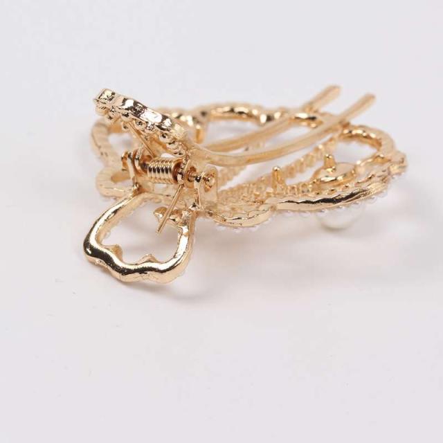 ライン パール シェル ヘアクリップ