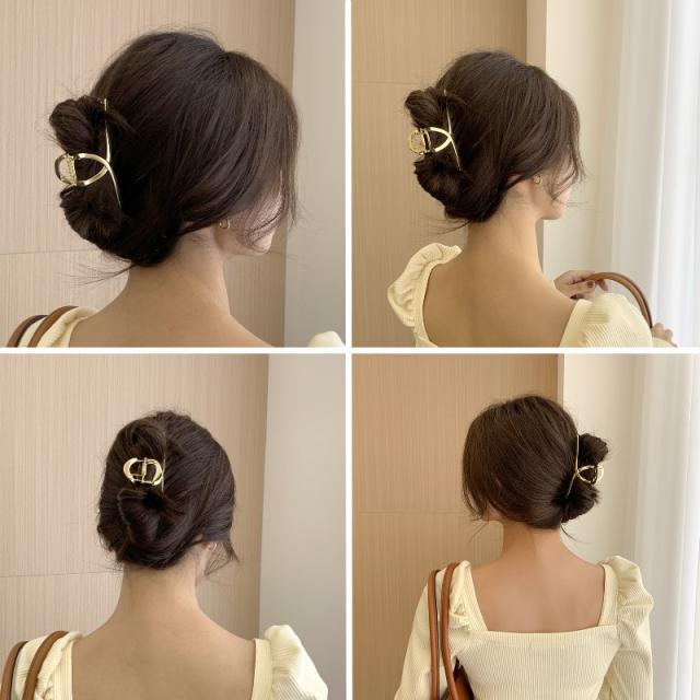 クロスメタルヘアクリップ