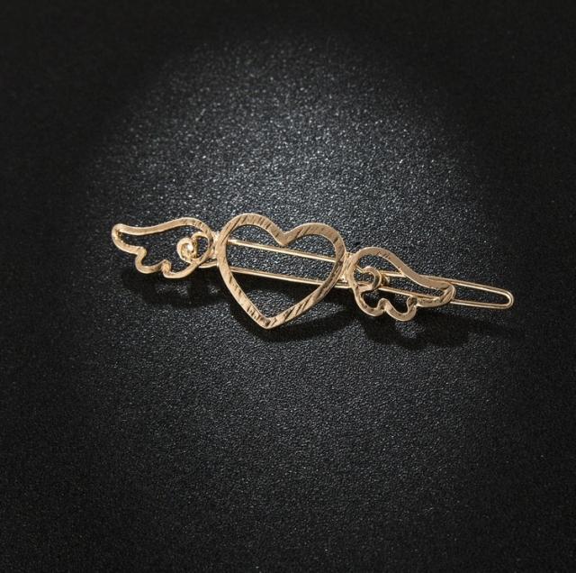 天使 ハート ヘアピン
