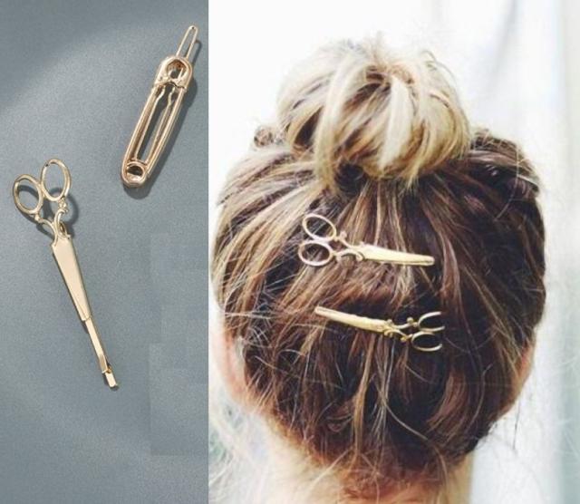 ヘアクリップ ニット