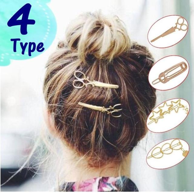 ヘアクリップ ニット