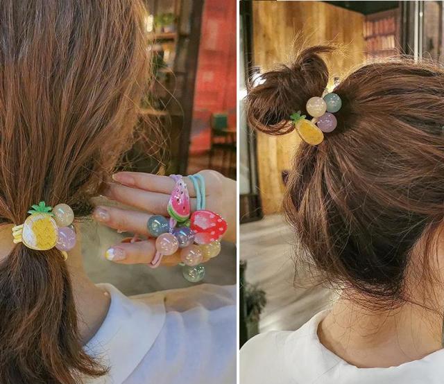 ヘアゴム フルーツ