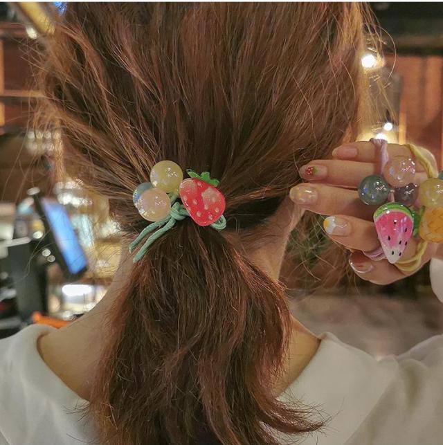 ヘアゴム フルーツ