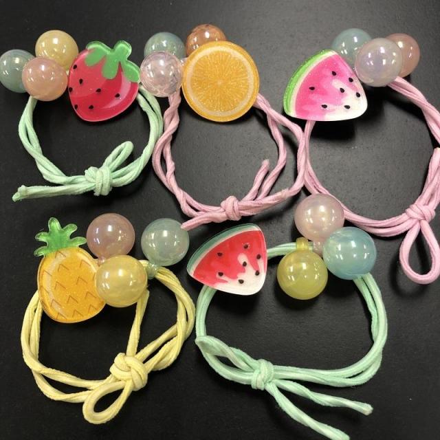 ヘアゴム　フルーツ