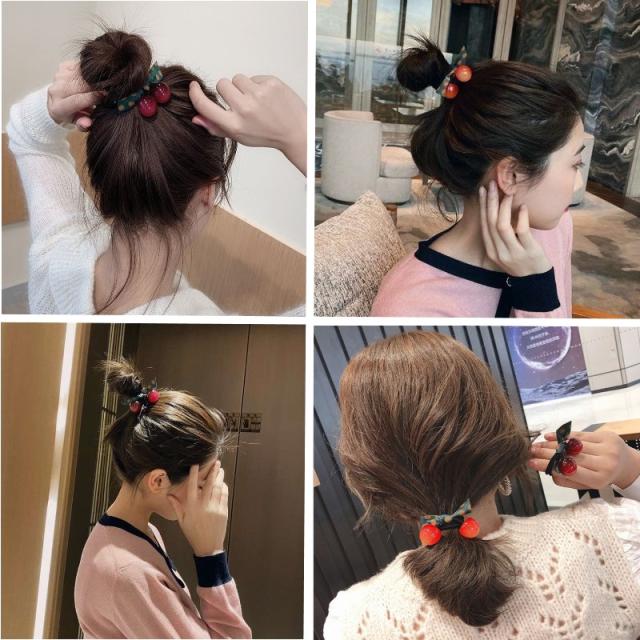 ヘアゴム さくらんぼ