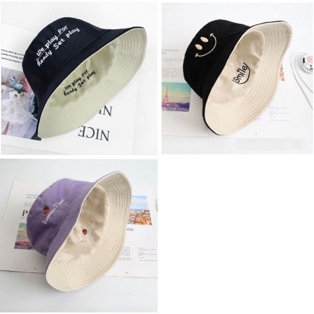 リバーシブル バケットハット