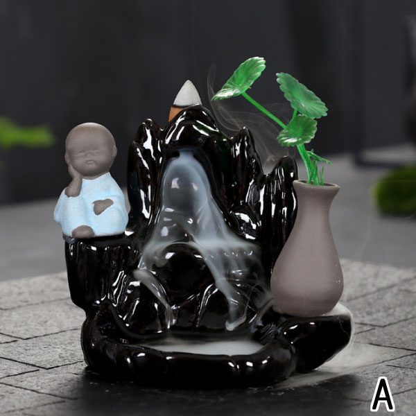 お香立て 線香立て 香炉 小さなお坊さん