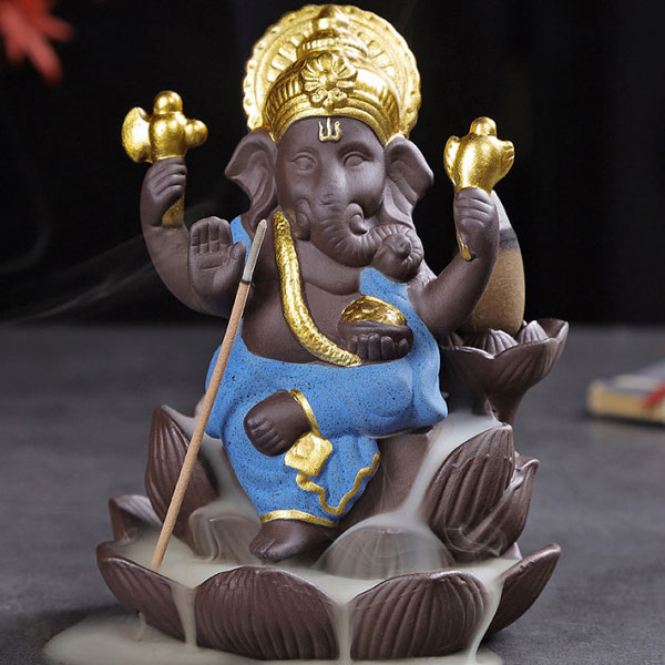 お香立て 線香立て 香炉 ガネーシャ