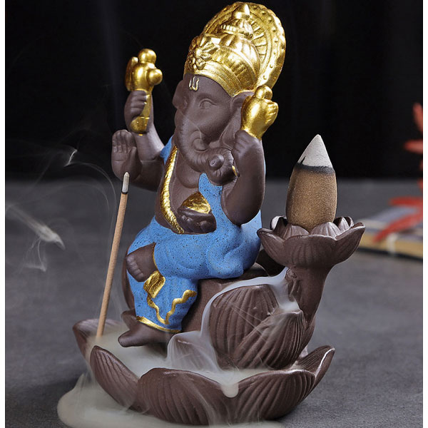 お香立て 線香立て 香炉 ガネーシャ