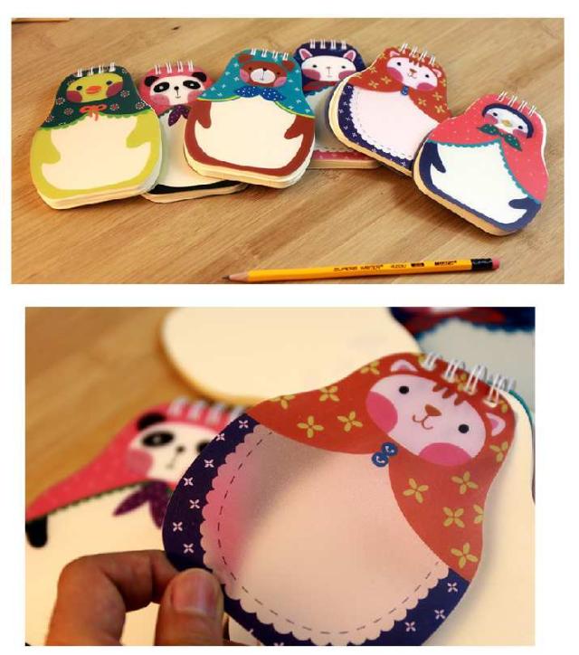 ほっかむりアニマル メモ帳