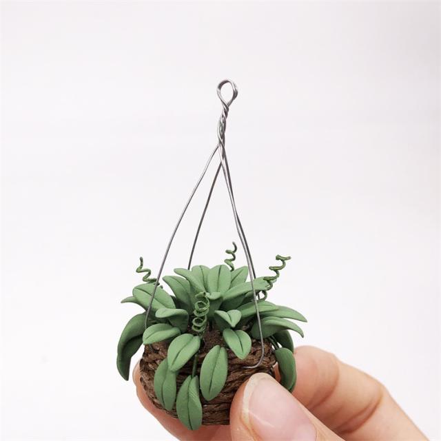 ミニチュア雑貨 鉢植えグリーン