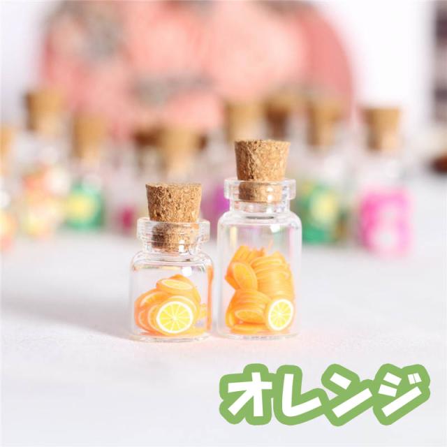 ミニチュア雑貨 瓶入り ドライフルーツ