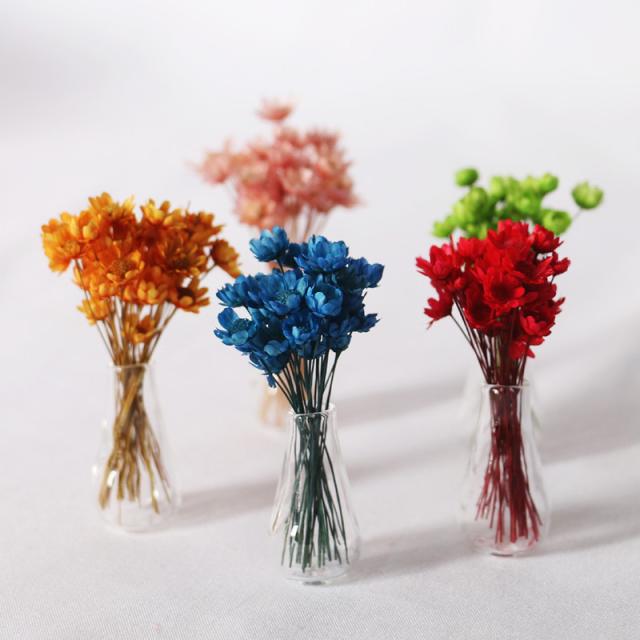 ミニチュア雑貨 瓶入り ドライフラワー
