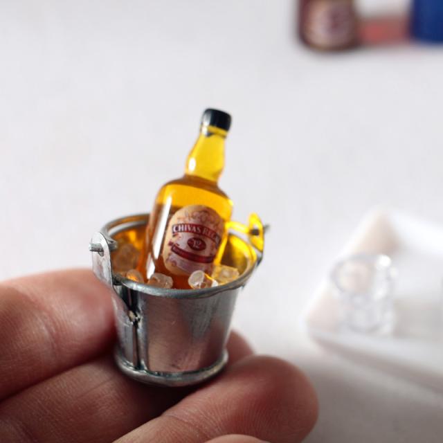 ミニチュア雑貨 ワインクーラー ウイスキーセット