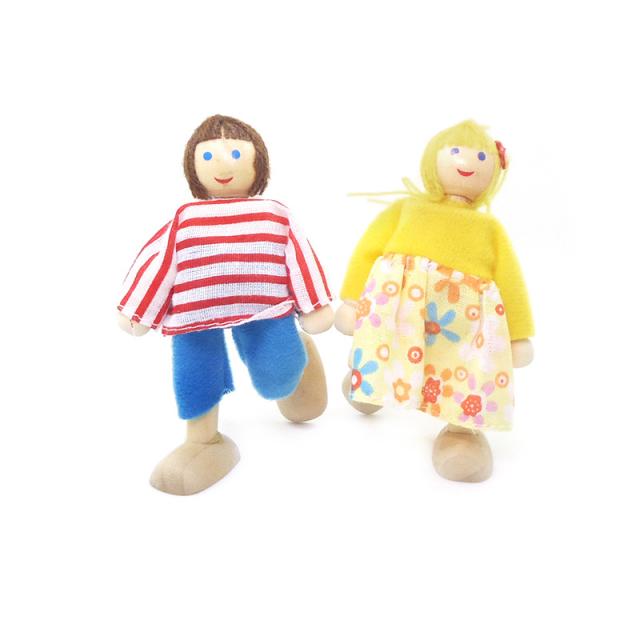 ミニチュア雑貨  木製人形セット