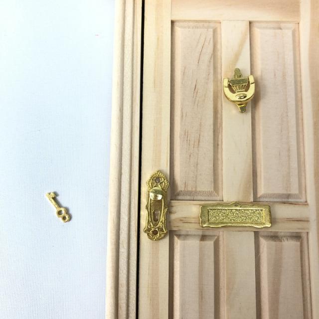 ミニチュア雑貨 木製 ドア ドアキット