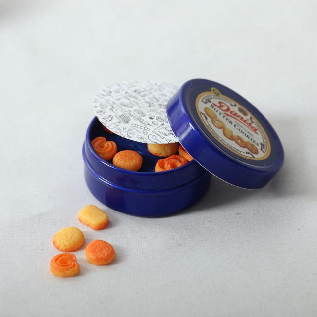 ミニチュア雑貨　缶入りクッキー