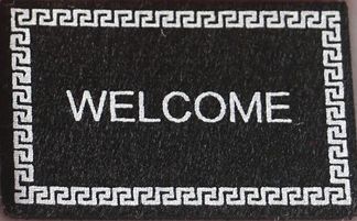 ミニチュア雑貨　玄関マット　スリッパ