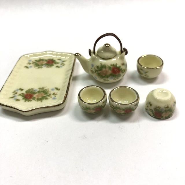 ミニチュア雑貨  陶器の湯呑セット