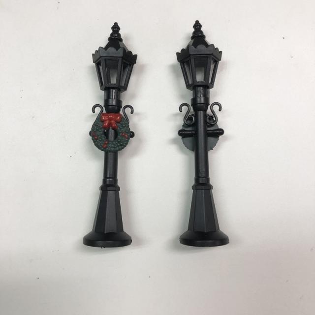 ミニチュア雑貨 クリスマスリース 街灯