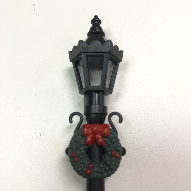 ミニチュア雑貨 クリスマスリース 街灯