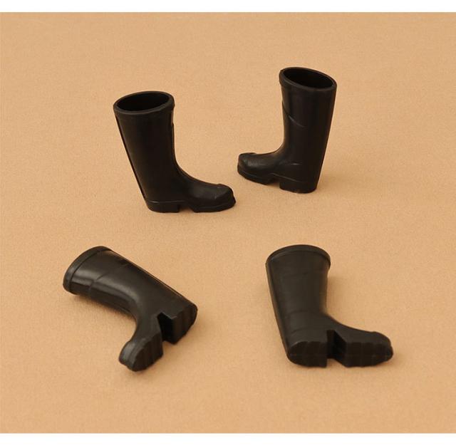 ミニチュア雑貨 黒い 長靴