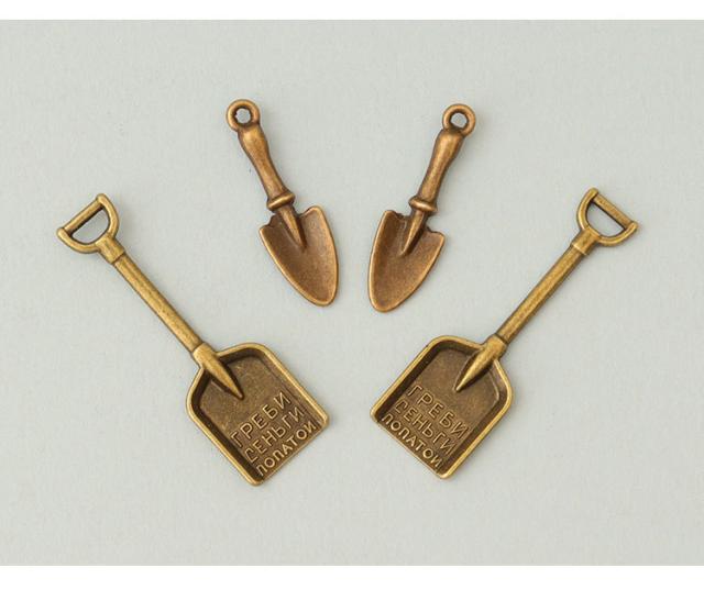 ミニチュア雑貨 スコップ ショベル セット